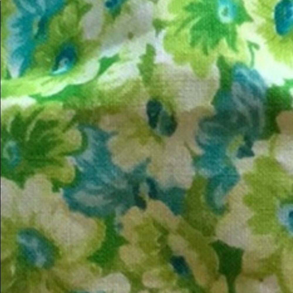 2 Face Masks REVERSIBLE Boho Floral Green & Purple - Picture 11 of 11